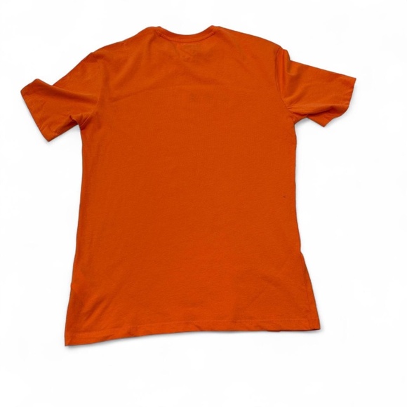 NWT Sinsay Shirt Mens S Orange Flowers Embroidered Summer Vibes Tee - Picture 2 of 5